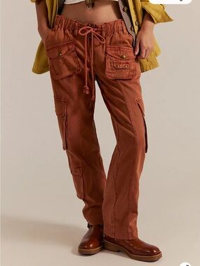Free People Tahiti Pull-On Cargo Pants